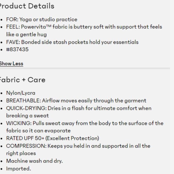 Athleta Salutation Stash Pocket Skort 16.5 ” XS Extra Small-Spiced Cabernet - Picture 5 of 5